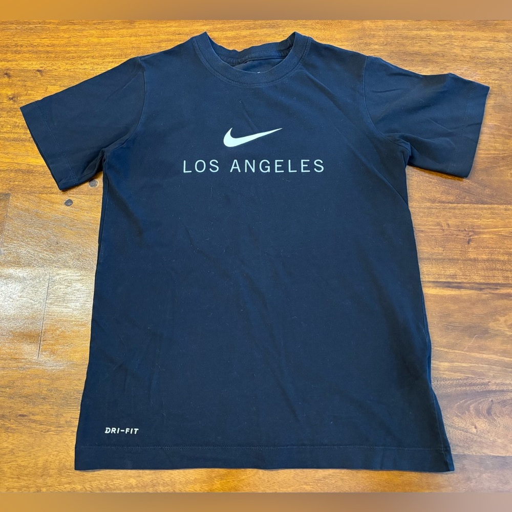 Boys Nike Black Los Angeles Dri-FIT T-Shirt